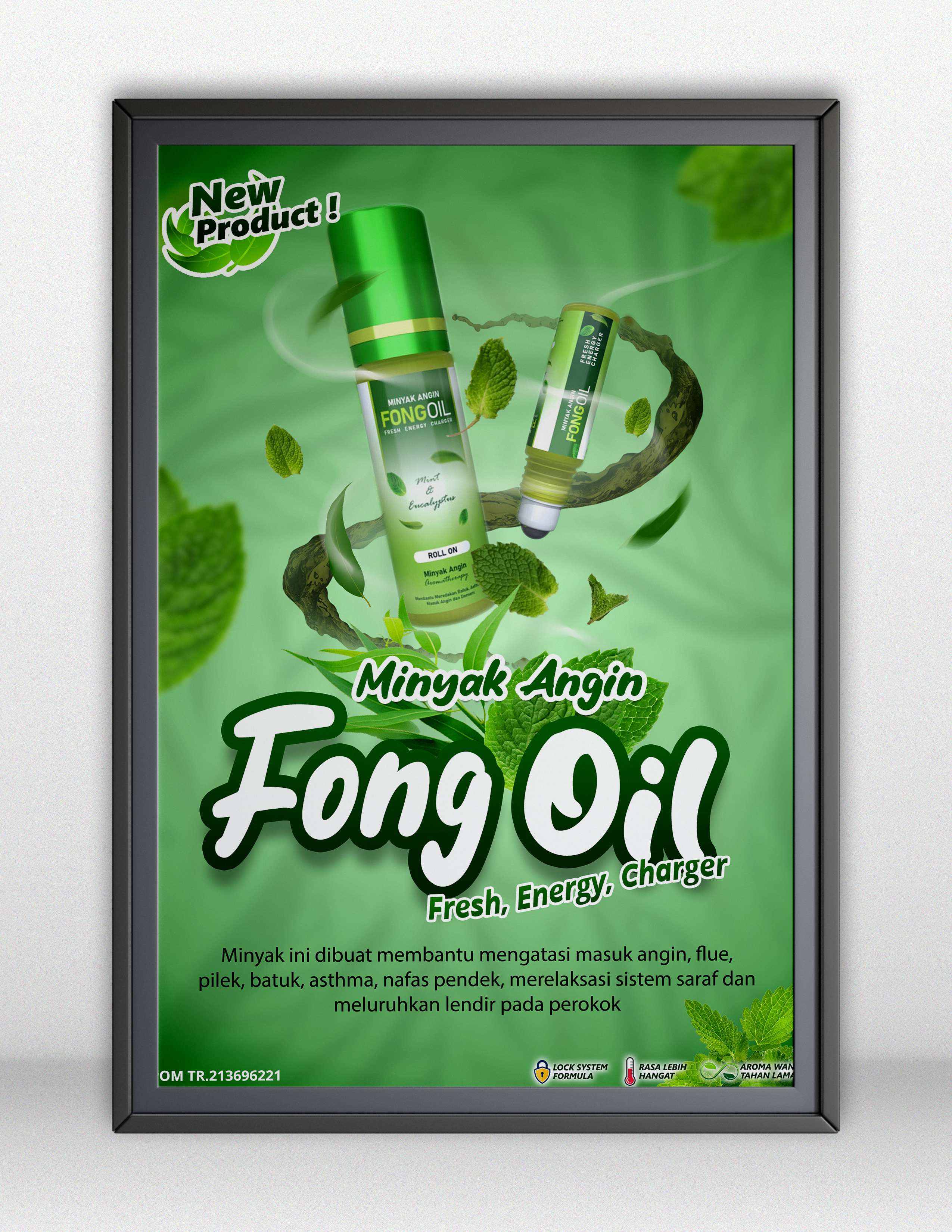 Fong Oil - Poster Design flyer graphic design