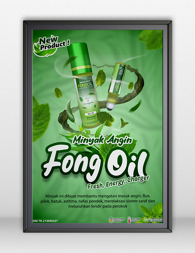 Fong Oil - Poster Design flyer graphic design