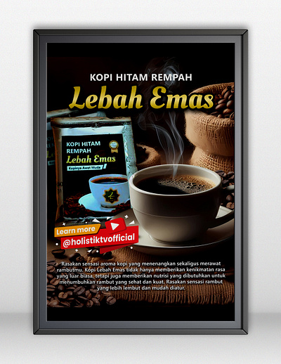 Kopi Hitam Rempah - Poster Design flyer graphic design