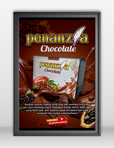 Penanzia Chocolate - Poster Design flyer graphic design