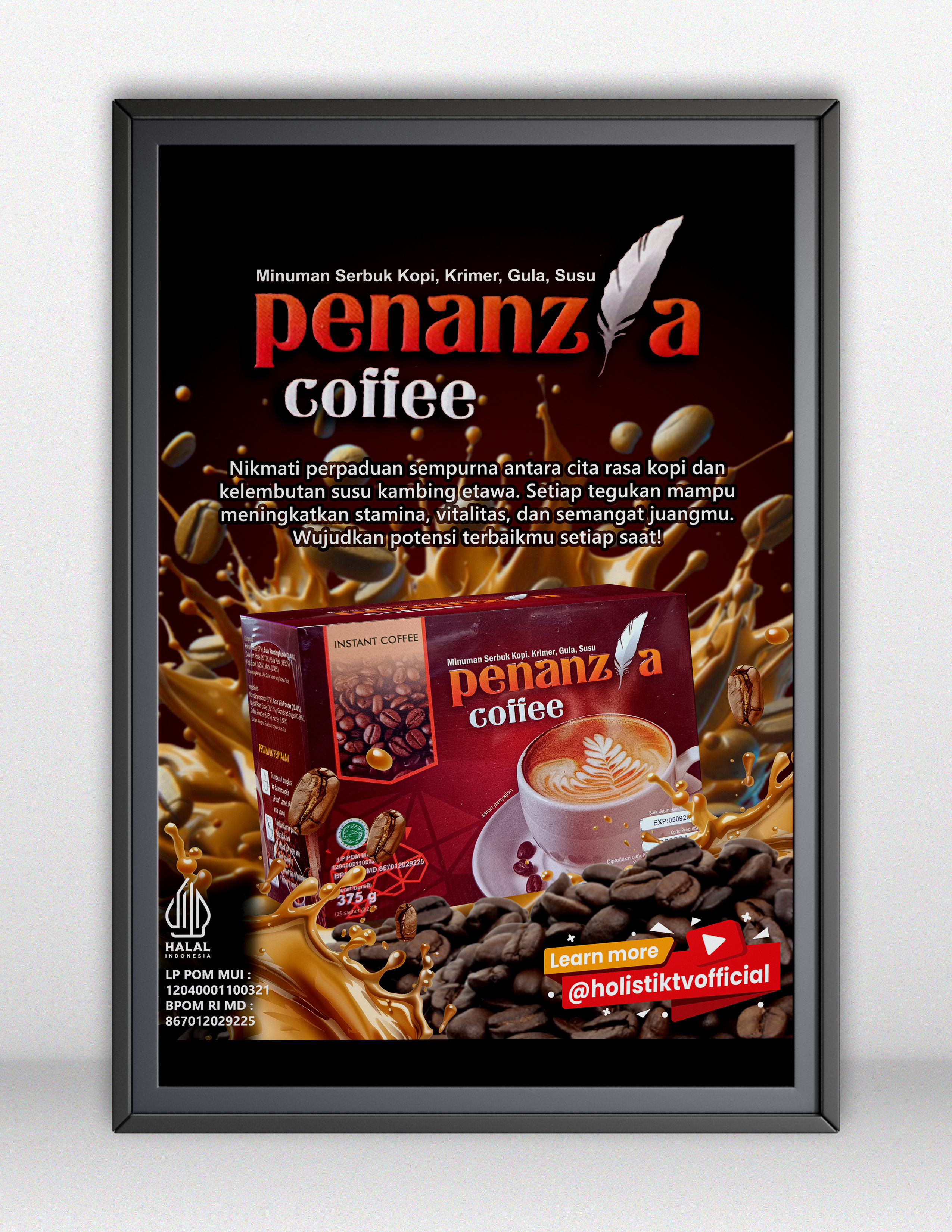 Penanzia Coffee - Poster Design flyer graphic design