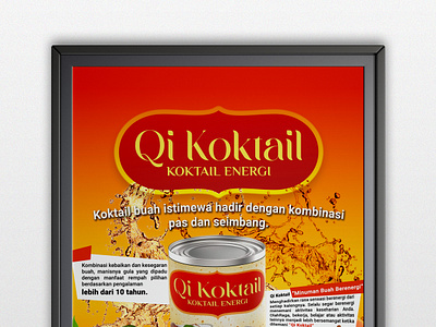 Qi Koktail 02 - Poster Design flyer graphic design