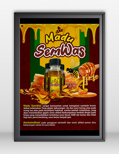 Madu Semwas - Poster Design flyer graphic design