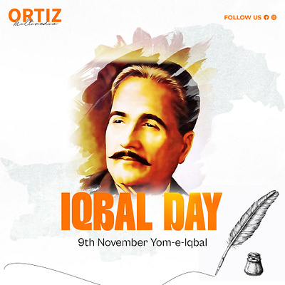 9th November Yom-e-Iqbal #iqbalday 9november branding graphic design illustrator iqbalday logo ortizmultimedia photoshop post postdesign services smm socialmediadesigns socialmediapost ui