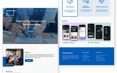 Modern Company Profile Design company profile minimalist ui ux