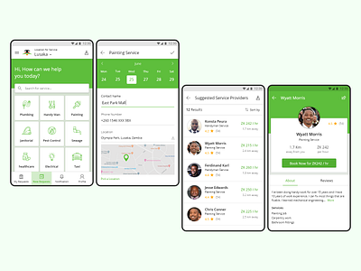 Tilipo: Trusted Handyman Services adobexd android design mobile app ui ux xd