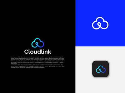 Cloudlink modern logo design| technology| innovation business logo cloud creative custom design graphic designer icon design innovation logo logo creator logo design logo designer logo idea logo maker logofolio minimalist modern storage technology unique