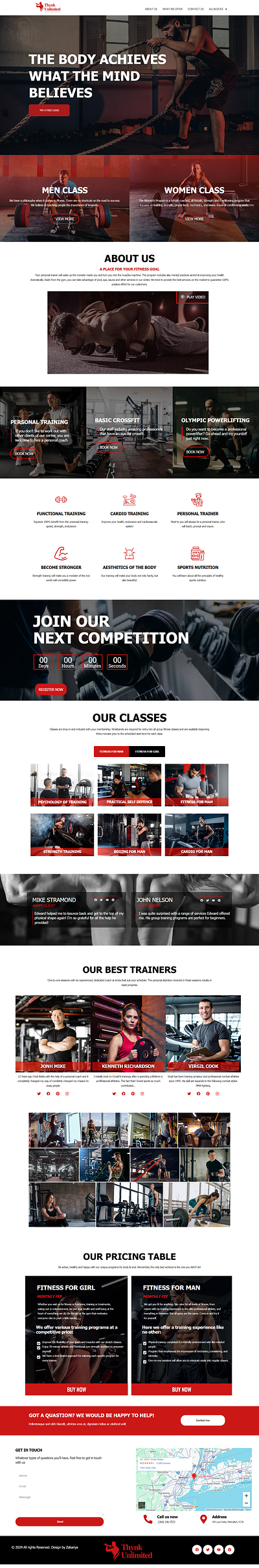 WordPress Duplicate Website for the GYM duplicate website elementor elementor pro gym website hosting setup website clone website copy website design wordpress wordpress website wordpress website design