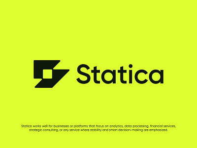 Statica logo, Fintech, Analytics, Data processing, S logo design analytics logo brand identity branding coding company logo consulting logo data processing logo financial logo fintech logo geometric logo it logo logo logo design logodesigner logos logotype modern logo s logo design software company logo tech logo technology logo