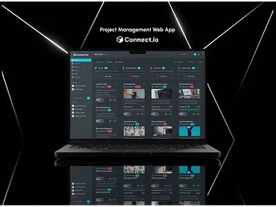 Connect.io - Free Project management for Freelancers android app business software business tools crm dashboard ios mobile app project managment saas tools ui ux web app webapp website