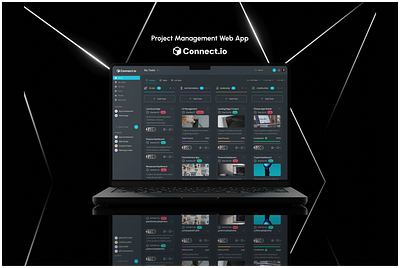 Connect.io - Free Project management for Freelancers android app business software business tools crm dashboard ios mobile app project managment saas tools ui ux web app webapp website