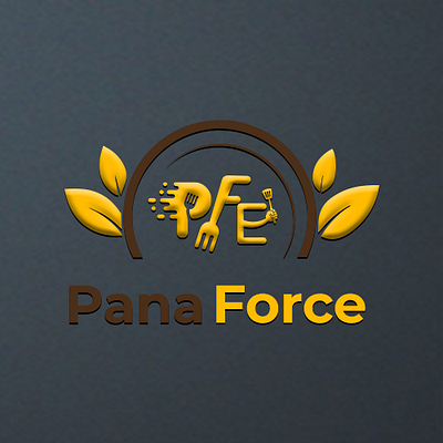 Pana Force logo adobe photoshop graphic design illustrator ui