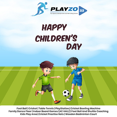 Children's Day Poster for a Sportz company