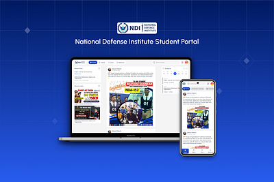 NDI Student Portal: Transforming Education, One Click at a Time! android app dashboard design ios mobile app modern portal saas students ui webapp