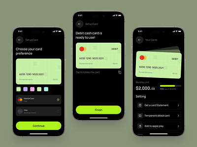 Finance App UI/UX Design app app design bank banking dark theme ebanking expenses management finance fintech homieslab ios app mobile app mobile bank money management money transfer online banking payment saas transactions transfer