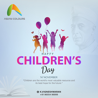 Children's Day poster for Asian Colours