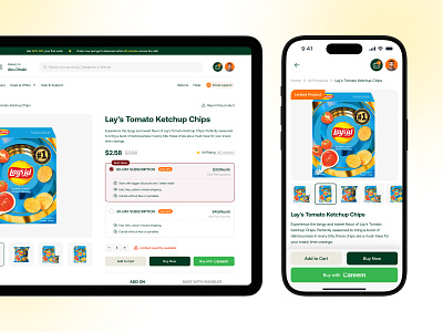 Ecommerce Product Page Design for Online Grocery design e commerce ecommerce food delivery groceries grocery grocery delivery grocery shopping mobile app online shop online shopping product salee service shopping shopping app store ui ui ux design ux