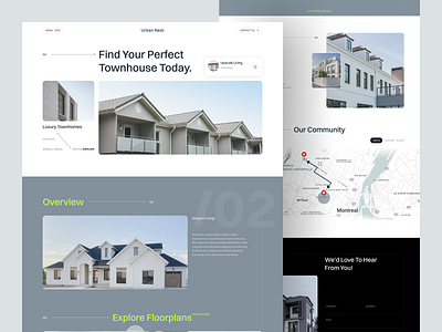 Luxury Real Estate Landing Page apartment landing page landingpage luxury apartment luxury real estate property property website real estate website residence ui web design