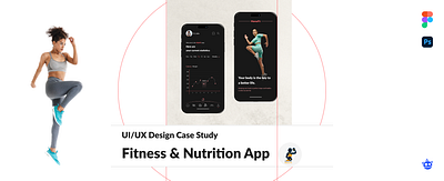 Fitness & Nutrition App app branding design graphic design illustration logo typography ui ux vector