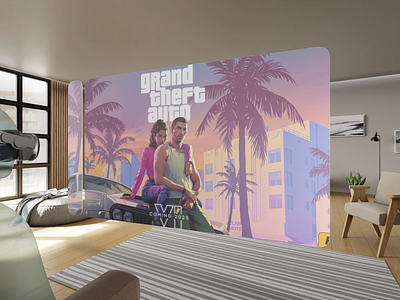 GTA VI Launch Landing Page Design branding concept design games illustration logo ps5 ui uiux ux website