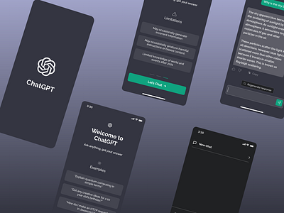 ChatGPT App Version ai ai assistant ai chat app design application artificial artificial intelligence chat chatbot chatgpt chatgpt app management mobile app mobile design prompt ui ui design user experience ux
