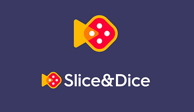 Slice & Dice Logo 3d branding design graphic design illustration logo mockup ui ux vector