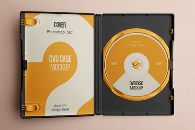 Free DVD Case Mockup PSD case cd dvd free free mockup freebies mockup mockup design mockup psd psd mockup