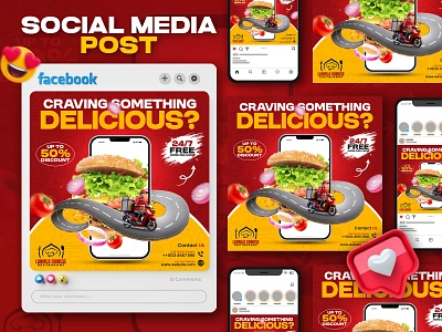 Food social media ads design ads design banner banner ads branding design facebook post food food ads design food post design food service food social media ads design graphic design instagram post instagram stories post restaurant social media banner social media marketing social media post web design