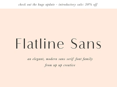 Flatline Sans Complete - 16 fonts branding classic curvy display elegant font headlines logos modern pretty quotes retro sexy type typeface typography wedding