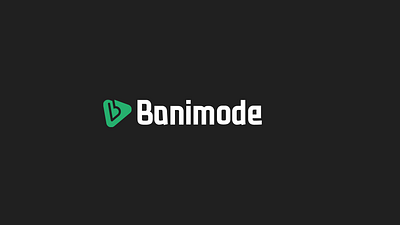 Banimode Company Logo motion aftereffects animation branding graphic design logo logomotion motion graphics