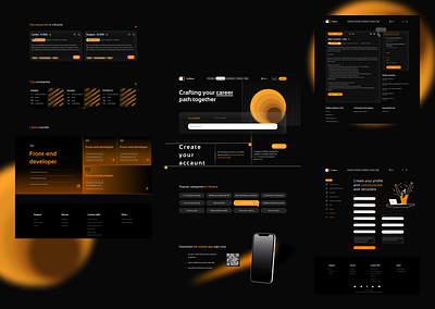 Job search platform figma job reserch site ui ux web