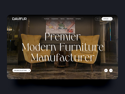 Furniture store and catalog UI & UX branding design furniture furniture store graphic design logo modern premium store ui uiux ux web design