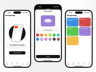 New Bag app design ios ui ux