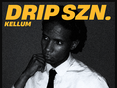 Kellum "Dripszn." Oficial cover art albumart coverat graphic design photography