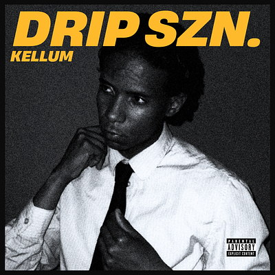 Kellum "Dripszn." Oficial cover art albumart coverat graphic design photography