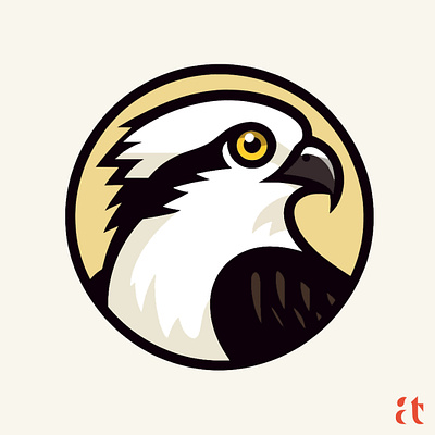 Artistic Logo Inspirations by Aravind Reddy Tarugu #14: Osprey aravind art branding clean design digital flat geometric graphic design icon logo modern nature osprey reddy tarugu ui ux vector website