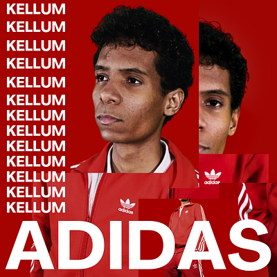 Kellum "Adidas" Official cover art albumart coverart graphic design photography