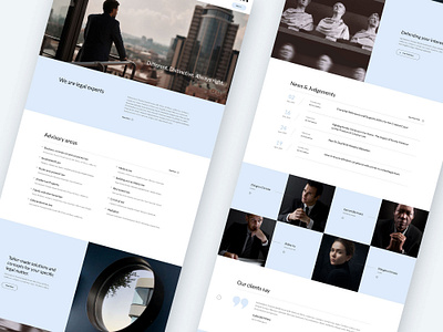 The Trial Homepage attorney law lawyer website ui uiux design visual design webdesign wordpress