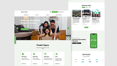 Tapera - Website Redesign landing page redesign tapera ui ux ux design web design website website redesign