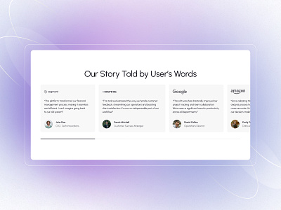 User stories that inspire clean interface comments creative minimal design product design reviews ui user feedback ux web design