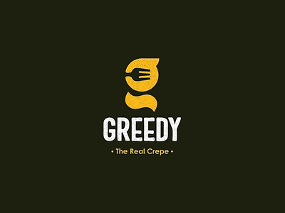 Simple and Tasty recipes of GREEDY The Real Crepe brand branding brandmark company design designer food food web food website foodiest logo logodesign luxury mobile modern modernlogo product restauranr web website