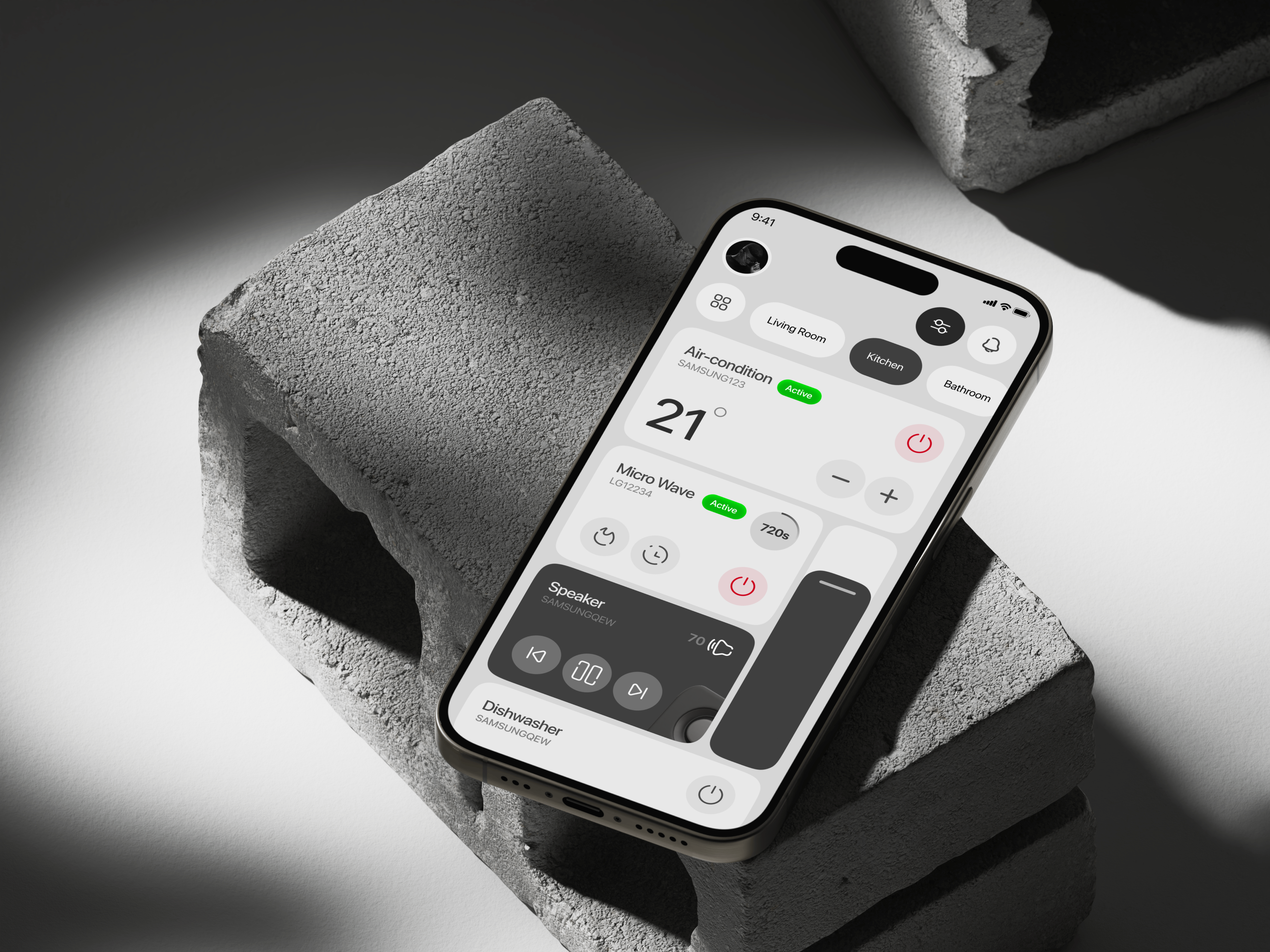 Smart home mobile app interface app design figma mobile smart home ui uiux ux
