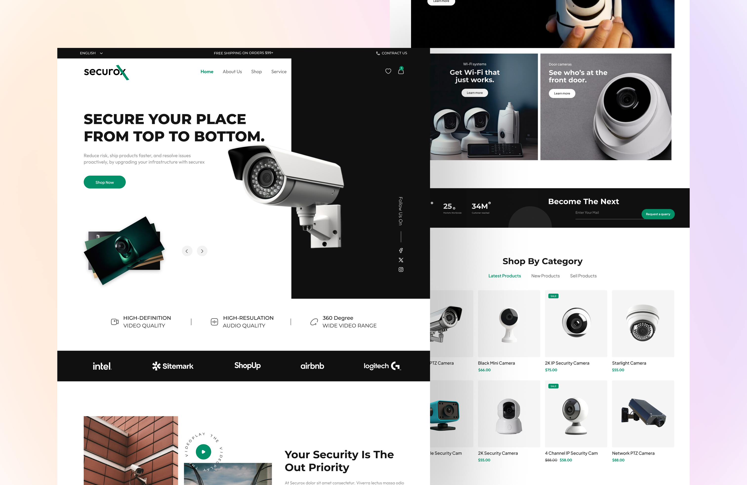 Example of Premium UI/UX Website Design