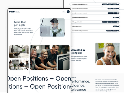 PER Website Design ui web website