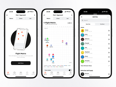 Flight Matrix app design ios ui ux