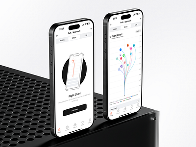 Flight Chart app design ios ui ux