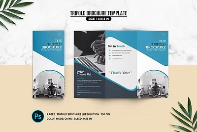 Trifold Business Brochure advertising business business brochure business trifold clean company brochure company trifold corporate corporate trifold creative finance minimal modern multipurpose photoshop template professional profosal project business trifold brochure trifold business brochure