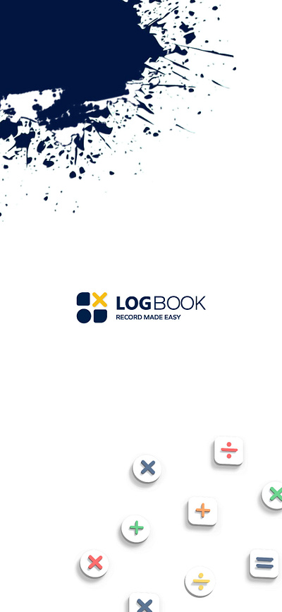 Digital Logbook - App Design data intern internship logbook payment school