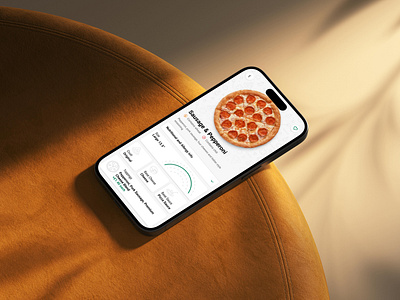 Papa Johns - Customise your pizza app design native app product design tech ui ux