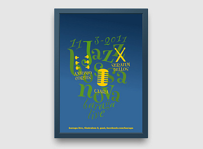 "Baraga", live club, posters, 2011 branding music poster poster design